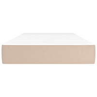 Materasso a Molle Cappuccino 120x190x20 cm in Similpelle 4007153