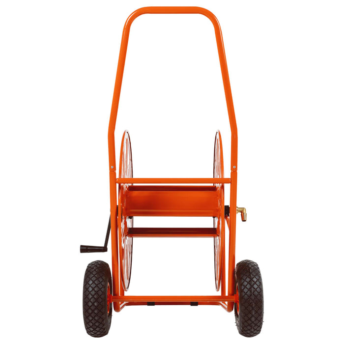 Carrello Avvolgitubo per Tubo Flessibile 140 m 3/4" in Acciaio 4005287
