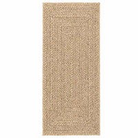 Tappeto ZIZUR 80x200 cm Aspetto Iuta per Interni ed Esterni