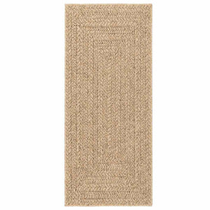 Tappeto ZIZUR 80x200 cm Aspetto Iuta per Interni ed Esterni