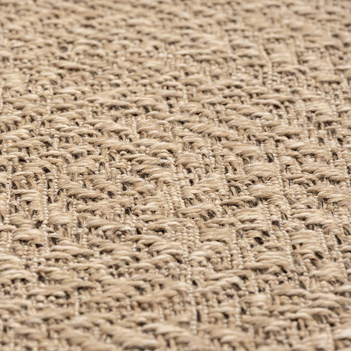 vidaXL Tappeto ZIZUR 120x120 cm Aspetto Iuta per Interni ed Esterni