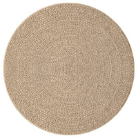 Tappeto ZIZUR Ø 200 cm Aspetto Iuta per Interni ed Esterni