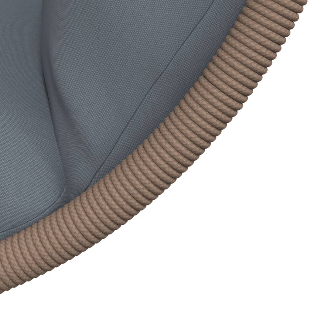 Sedia Uovo Sospesa e Supporto Grigio Chiaro Polyrattan/Acciaio 4007406