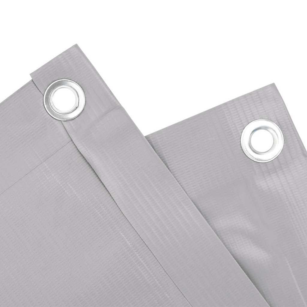 Paravento da Balcone Grigio 600x75 cm in PVC