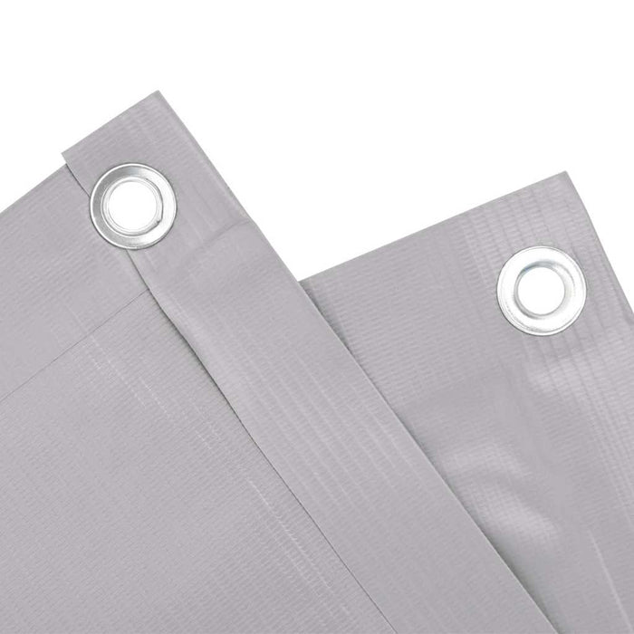 Paravento da Balcone Grigio 600x75 cm in PVC