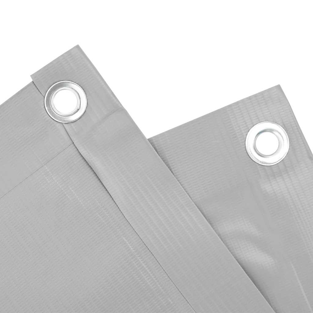 Paravento da Balcone Grigio 1000x75 cm in PVC 4005386