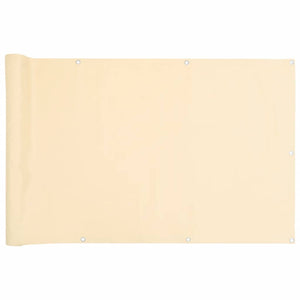 Paravento da Balcone Crema 300x75 cm in PVC 4005388