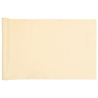 Paravento da Balcone Crema 400x75 cm in PVC 4005389