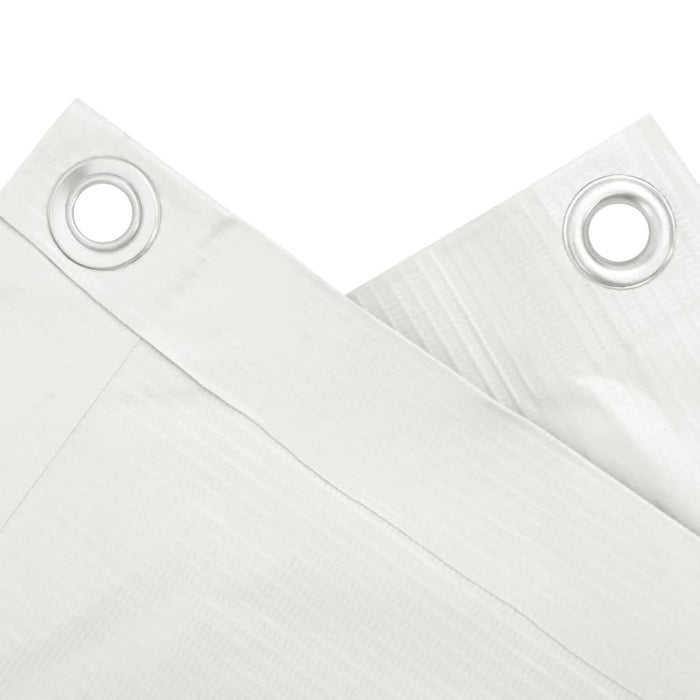 Paravento da Balcone Bianco 300x75 cm in PVC