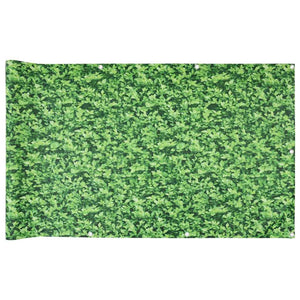 Paravento da Balcone con Aspetto Pianta Verde 500x75 cm PVC 4005406
