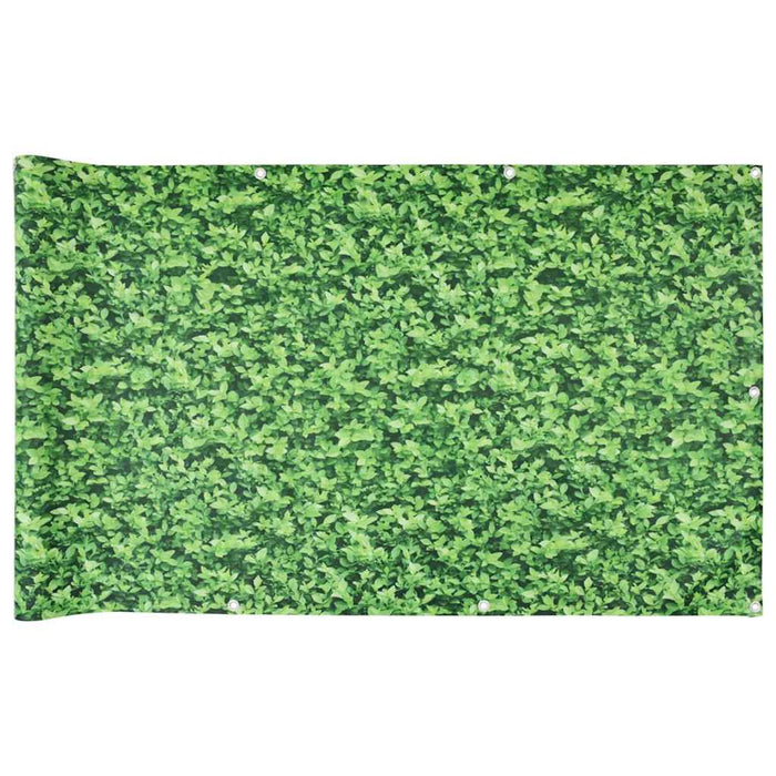 Paravento da Balcone con Aspetto Pianta Verde 500x75 cm PVC 4005406