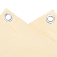 Paravento da Balcone Crema 500x90 cm in PVC 4005446