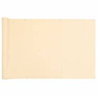 Paravento da Balcone Crema 600x90 cm in PVC 4005447