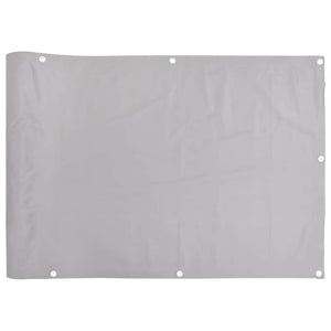 Paravento da Balcone Grigio 500x120 cm in PVC 4005494