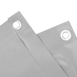 Paravento da Balcone Grigio 500x120 cm in PVC