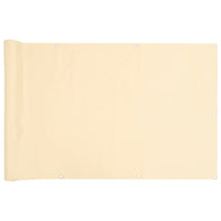 Paravento da Balcone Crema 800x120 cm in PVC 4005505