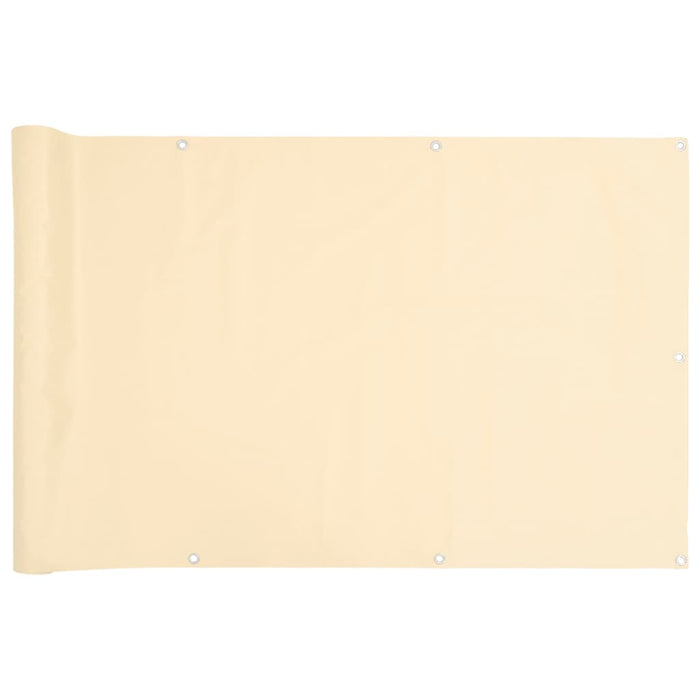 Paravento da Balcone Crema 800x120 cm in PVC