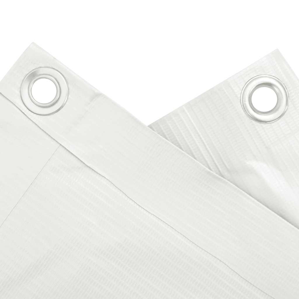 Paravento da Balcone Bianco 300x120 cm in PVC 4005508