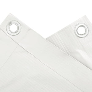 Paravento da Balcone Bianco 400x120 cm in PVC 4005509