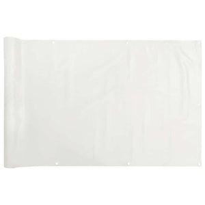 Paravento da Balcone Bianco 500x120 cm in PVC 4005510