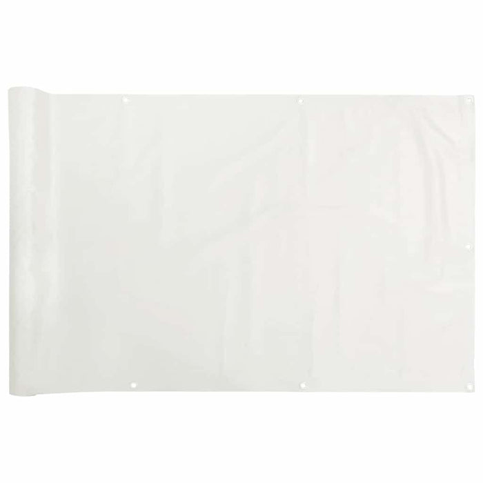 Paravento da Balcone Bianco 700x120 cm in PVC
