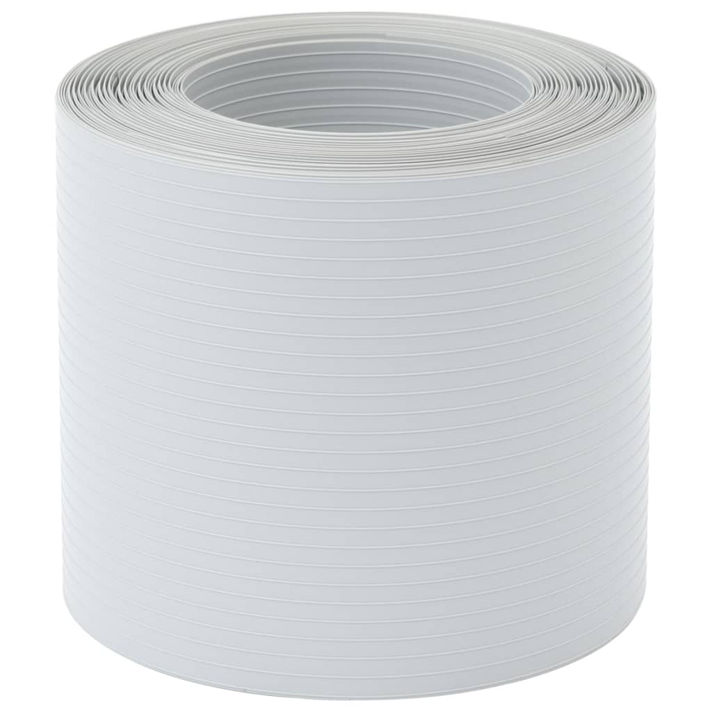 Schermi Privacy da Giardino 10 pz Grigio Chiaro 252,5x19 cm PVC