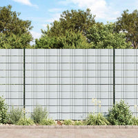 Schermi Privacy da Giardino 10 pz Grigio Chiaro 252,5x19 cm PVC