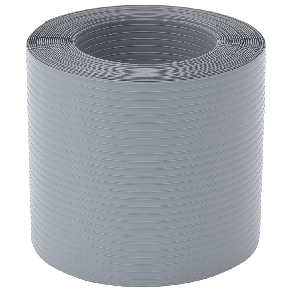 Schermi Privacy da Giardino 10 pz Grigio 252,5x19 cm PVC