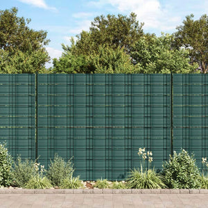 Schermi Privacy da Giardino 10 pz Verde 252,5x19 cm PVC