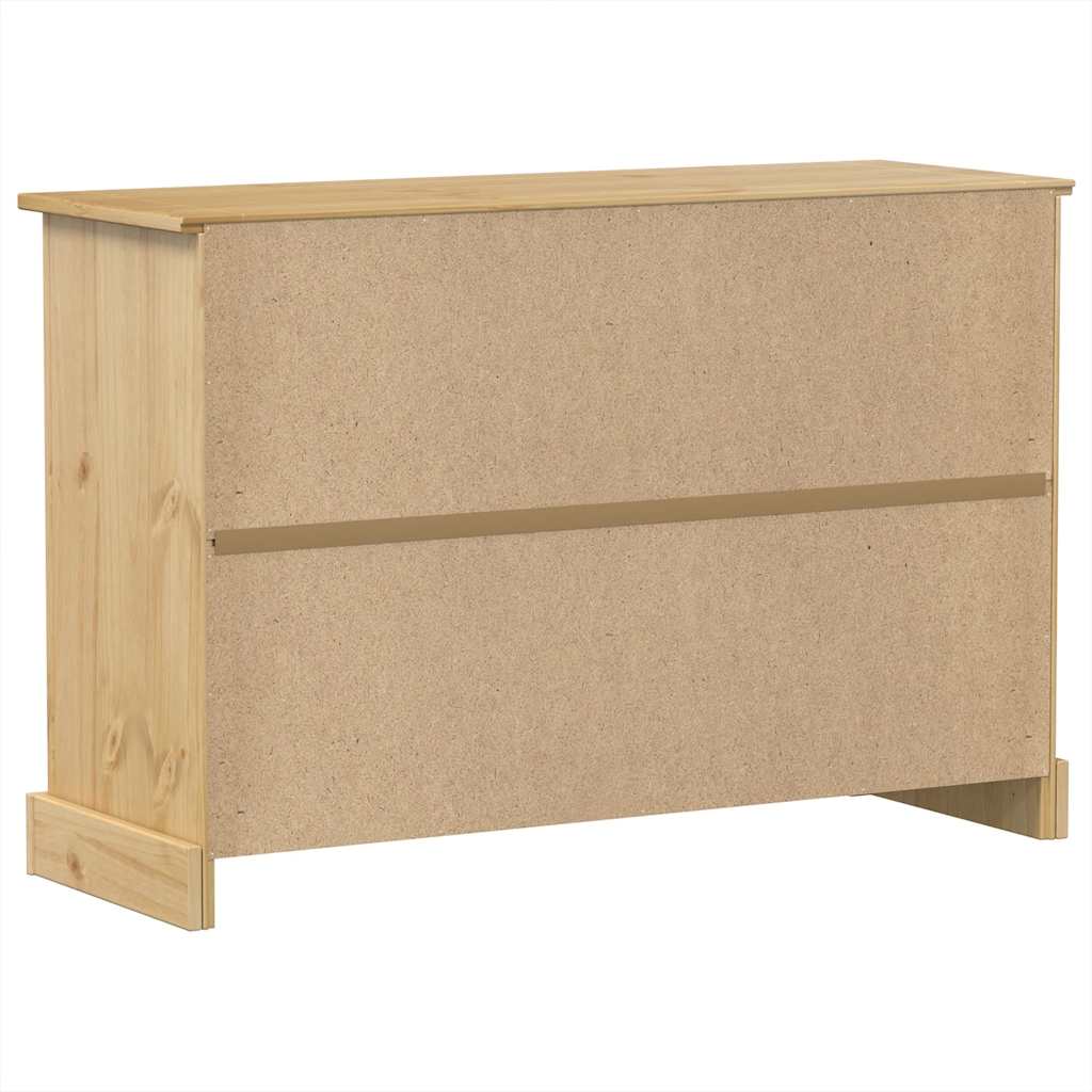 Credenza Corona 112x40x75 cm in Legno Massello di Pino 4005680