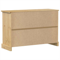 Credenza Corona 112x40x75 cm in Legno Massello di Pino 4005680