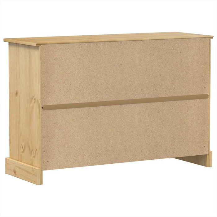 Credenza Corona 112x40x75 cm in Legno Massello di Pino 4005680