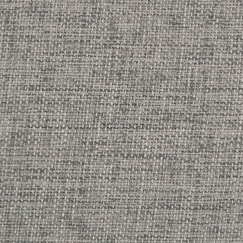 Sedie da Bar 2 pz in Legno Massello di Hevea e Tessuto 4006189