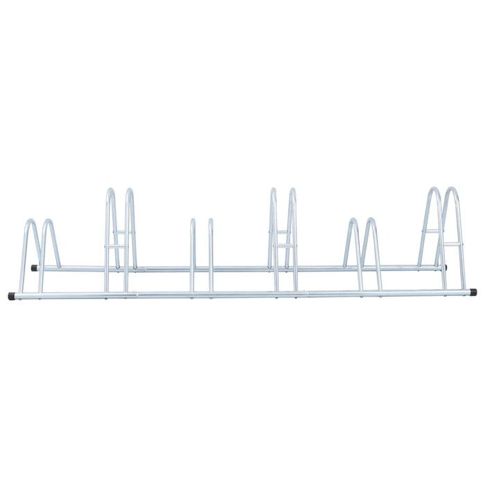 Supporto per 6 Bici da Pavimento Autoportante Acciaio Zincato 4005567