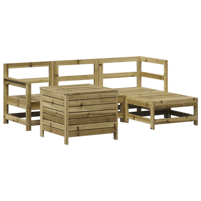 Set Divani da Giardino 5 pz in Legno Impregnato di Pinocod mxl 116731
