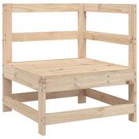 Set Divani da Giardino 7 pz in Legno Massello di Pino