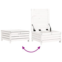 Set Divani da Giardino 8 pz in Legno Massello di Pino Bianco 3250557