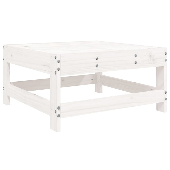 Set Divani da Giardino 8 pz in Legno Massello di Pino Bianco 3250581
