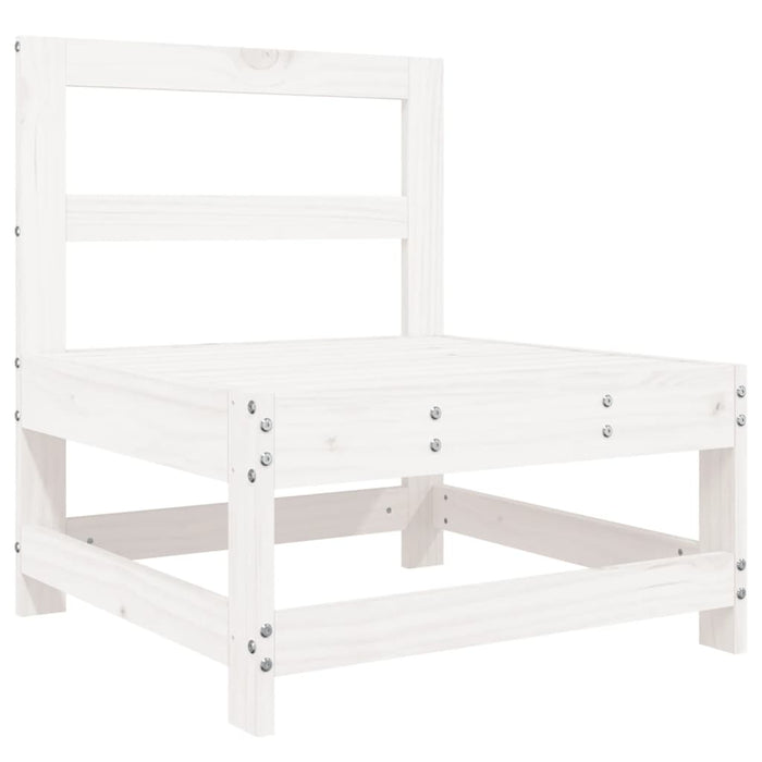 Set Divani da Giardino 8 pz in Legno Massello di Pino Bianco 3250589