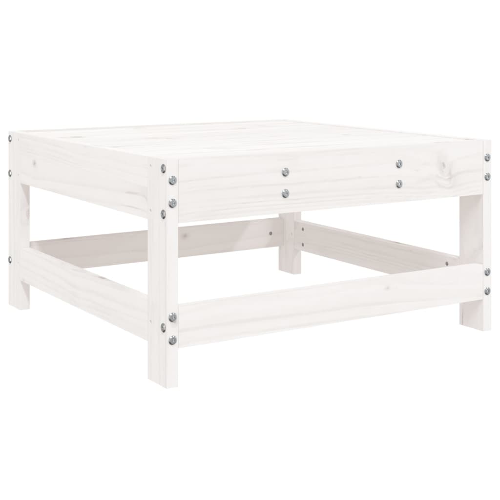 Set Divani da Giardino 8 pz in Legno Massello di Pino Bianco 3250589