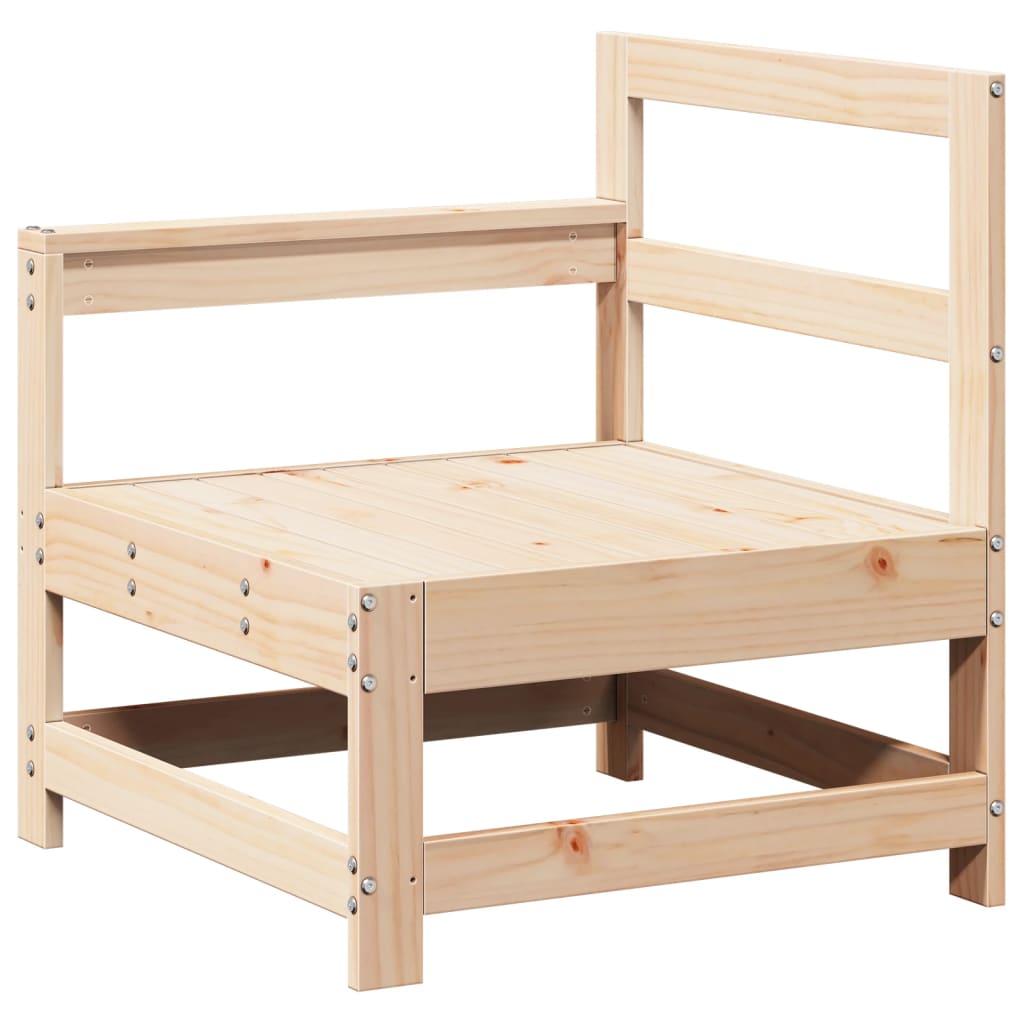 Set Salotto da Giardino 7 pz in Legno Massello di Pino