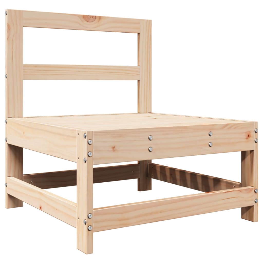 Set Salotto da Giardino 7 pz in Legno Massello di Pino