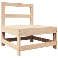 Set Salotto da Giardino 7 pz in Legno Massello di Pino