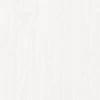 Set Divani da Giardino 6 pz Bianco in Legno Massello di Pino 3250713