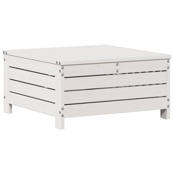 vidaXL Set Salotto da Giardino 6 pz Bianco in Legno Massello di Pino