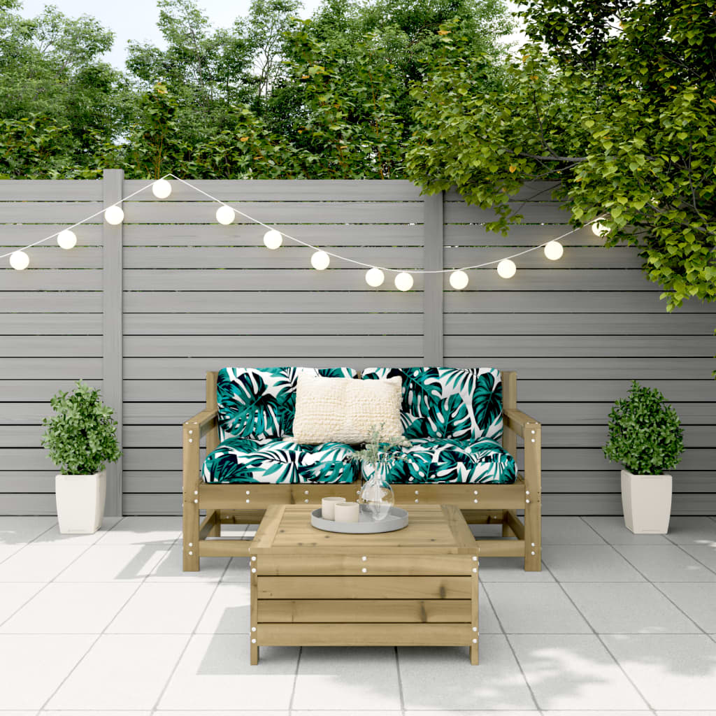 Set Divani da Giardino 3 pz in Legno Impregnato di Pino 3250763
