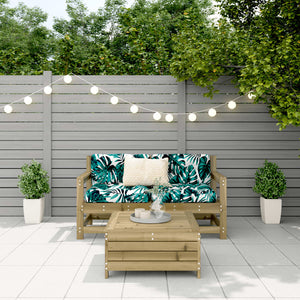 Set Divani da Giardino 3 pz in Legno Impregnato di Pino 3250763