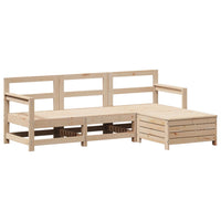 Set Divani da Giardino 4 pz in Legno Massello di Pino 3250800