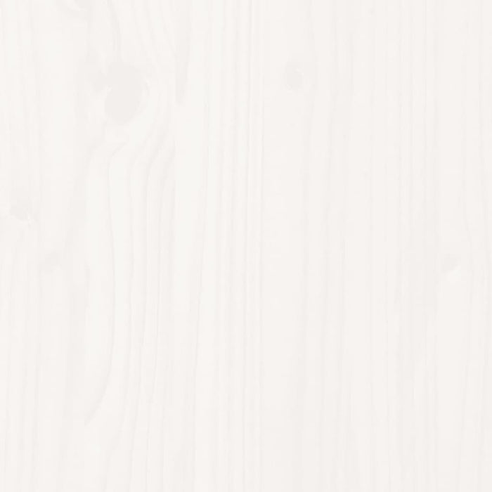 Set Salotto da Giardino 5 pz Bianco in Legno Massello di Pino 3250837