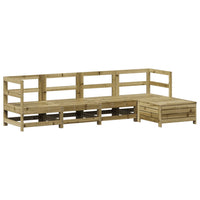 Set Divani da Giardino 5 pz in Legno Impregnato di Pino 3250839